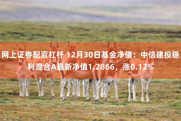 网上证劵配资杠杆 12月30日基金净值：中信建投稳利混合A最新净值1.2866，涨0.12%